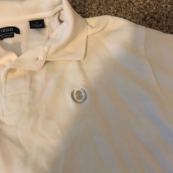 Izod silkwash White polo - Picture 2 of 3